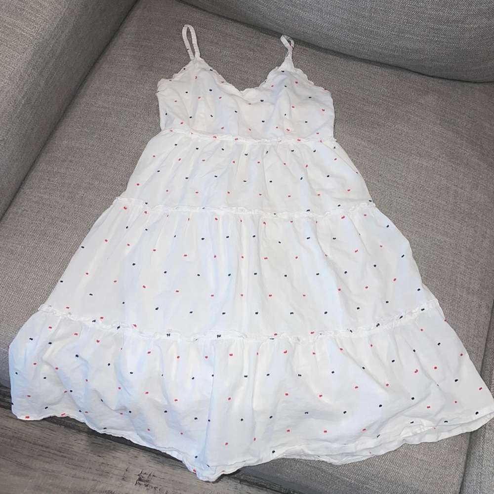 White 100% Cotton Dress Size XS